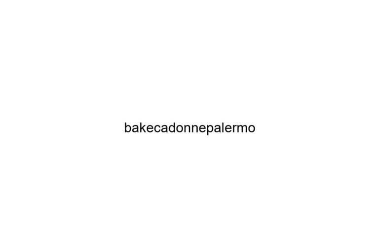 bakecadonnepalermo