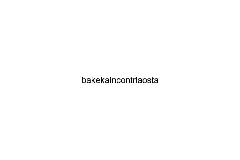 bakekaincontriaosta