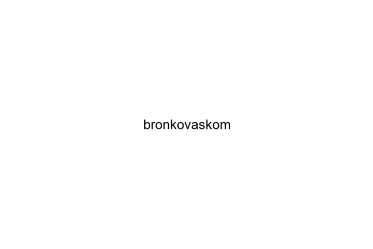 bronkovaskom