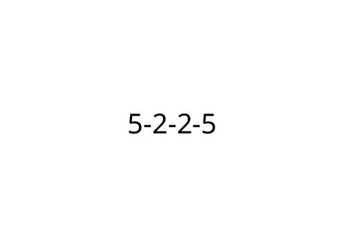 5-2-2-5
