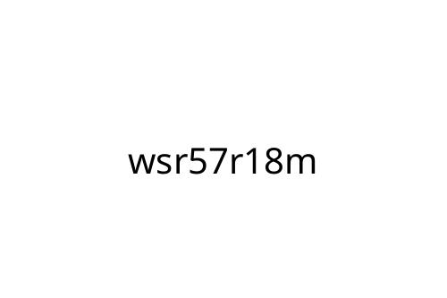 wsr57r18m
