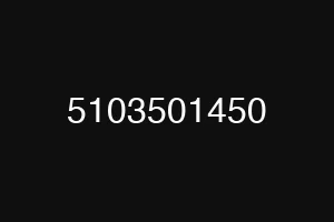 5103501450