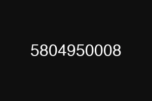 5804950008