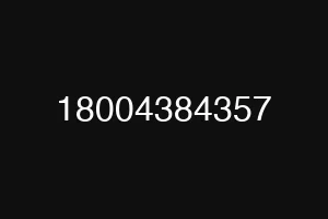 18004384357