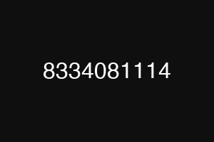8334081114