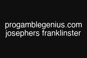progamblegenius.com josephers franklinster